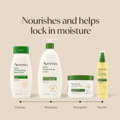 Aveeno Daily Moisturizing Cream for Normal, Dry, Sensitive Skin, 20 Oz - image 7