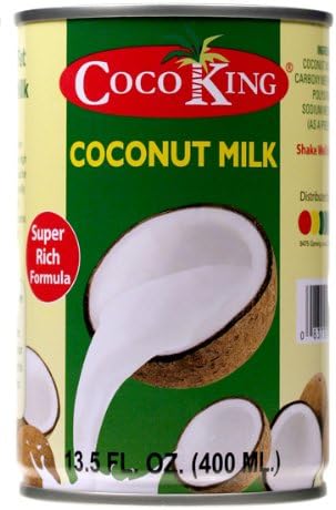 CocoKing 20% Coconut Milk, 13.5 Ounce (Pack of 24)