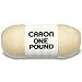 Caron One Pound Solids Yarn - (4) Medium Gauge 100% Acrylic - 16 oz - One Pound Cream - For Crochet, Knitting & Crafting