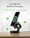 Belkin MagSafe Charger Compatible, 3-in-1 Qi2 Wireless Charging Station 15W, Convertible Wireless Charger for iPhone 16, Apple Watch, AirPods, Portable Phone Stand for Travel w/ 36W Adapter - Black