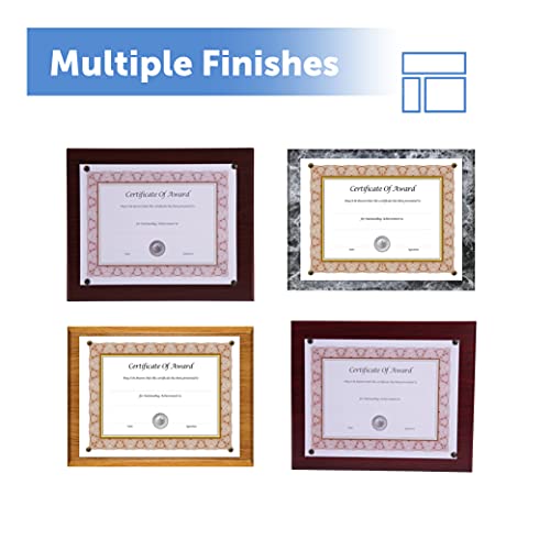 Award Plaque 13" X 10.5" Mahogany, 18813M #TOP6