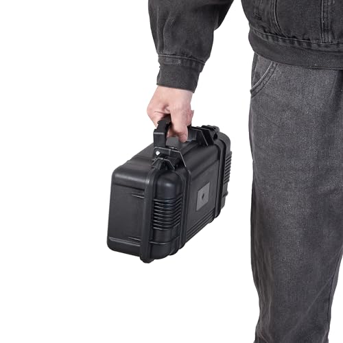 Image of Waterproof & Shockproof Hard Carrying Case | Compatible with Fluke T5-600 /T5-1000 /T6-600 /T6-1000 /T6-1000 PRO Electrical Voltage, Continuity & Current Testers | Portable & Durable