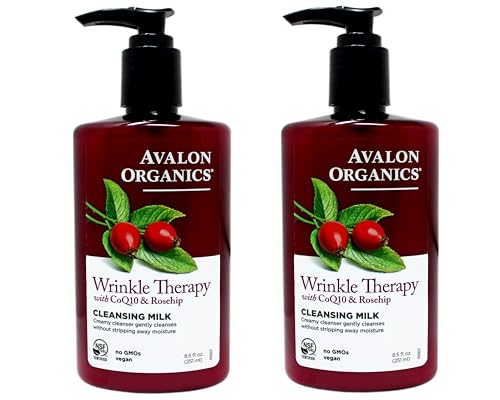Avalon Organics CoQ10 Facial Cleansing Milk - 8.5 fl oz (Pack of 2)