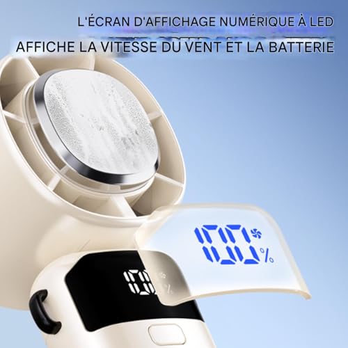 Ventilateur de poche compact léger contre la chaleur en déplacement - 7