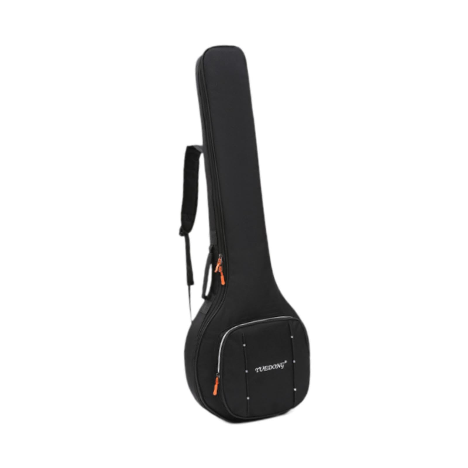 JISADER Banjo Gig Bag Banjolele Case con cinghia portatile portatile con cinghia portatile Oxford in tessuto Oxford da 10 mm Black