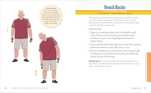 5-Minute Core Exercises for Seniors: Daily Routines to Build Balance and Boost Confidence Paperback – May 4, 2021 - Image 7