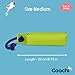 Coachi Canvas Training Dummy, Floats, Long Distance Throwing, Classic Retrieval Toy, Gundog and Puppy Training. Dog Accessory. Suitable for Medium Dogs and Puppies (Size M, Lime)