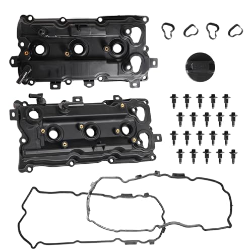 Image of Valve Covers with Gasket & Bolts Fit for Nissan Altima 2015-2018, for Maxima 2009-2020, for Pathfinder 2015-2016, for Murano 2015-2020, for Infiniti QX60 Replace 13264-9N00A 13264-9N00B