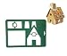 Christmas Cake Cookie Cutters Set 3D Biscuit Tool Baking Molds Scenario Favorite Holiday Shapes including Chritmas perfect gingerbread house
