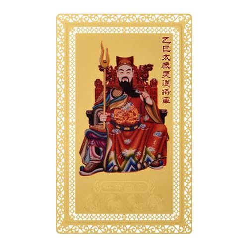 2025 Feng Shui Tai Sui Cards Tai Sui Amulet Cards Snake Year Good Luck Decoration For Protection Feng Shui Blessings Auspicious 