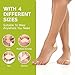 Bukihome Moleskin Adhesive Pads for Feet - Blister Prevention Tape - Moleskin Padding for Blisters, Shoes, Toes, Heel, Reduce Friction Pain - 22 Sheets of 4 Shapes (44 Pieces Total, Beige)
