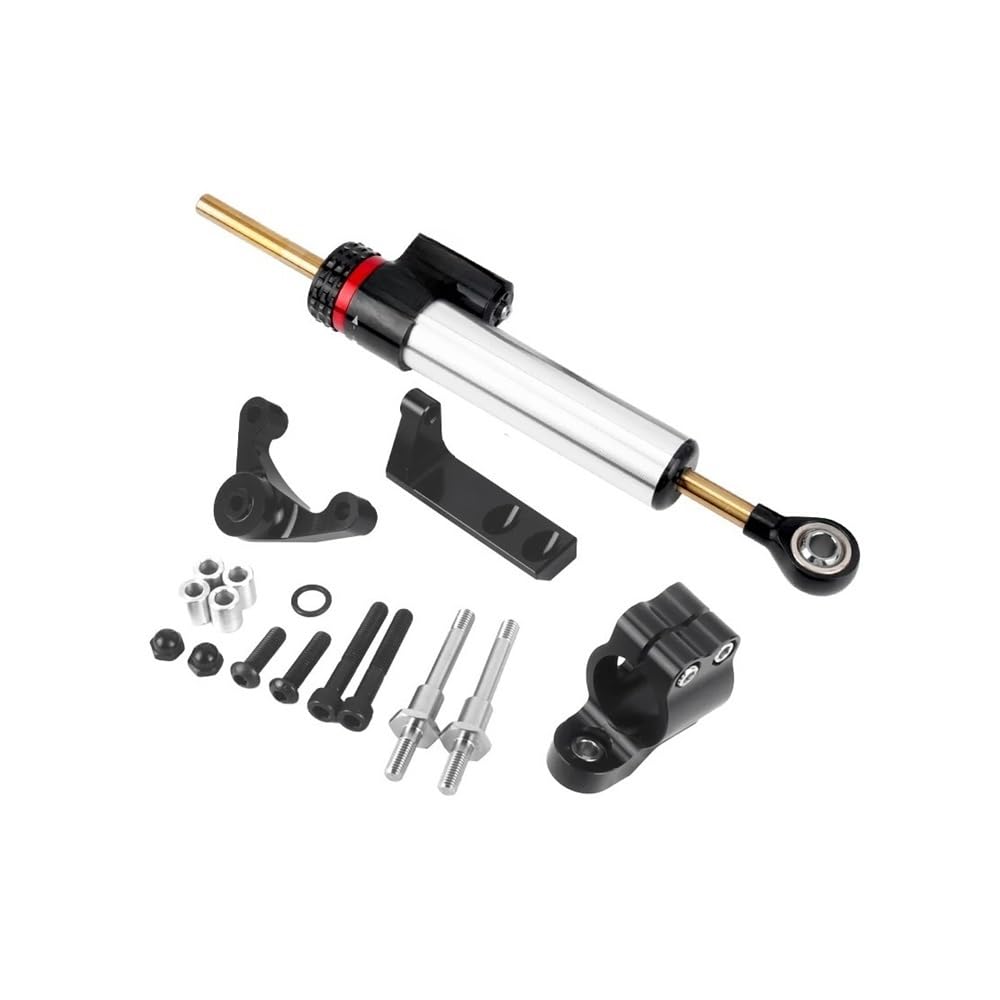 X Psblty Set 2 Stabilizer Level Damping För För Hypermotard 821 939 Sp Steering Damper Stabilizer Bracket Mounting Kit Motorcycle Shock Absorber Bracket(Set 2)