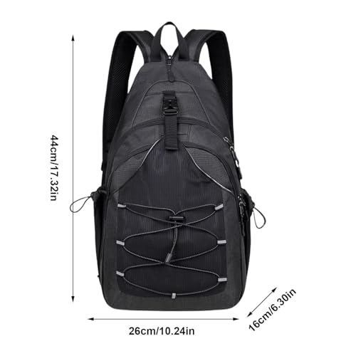Mochila cruzada pequeña con almacenamiento ligero para evitar bolsillos llenos 5