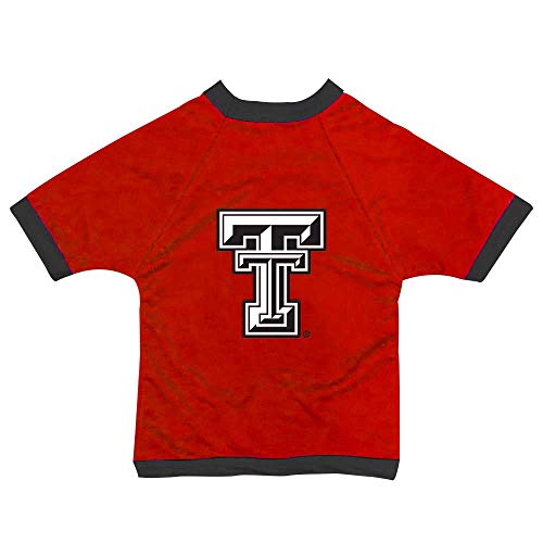 NCAA Texas Tech Red Raiders Athletic Mesh Dog Jersey (Team Color, X-Small)