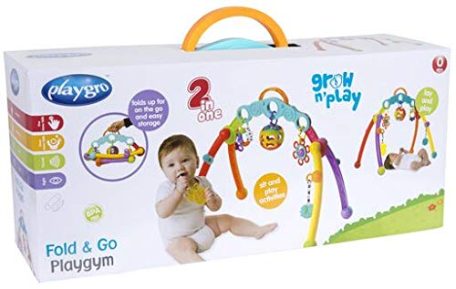 Playgro Opvouwbare speelbogen, babygym met afneembaar speelgoed, vanaf 0 maanden, Junyju Fold and Go Activitiy Playgym… - Image 6