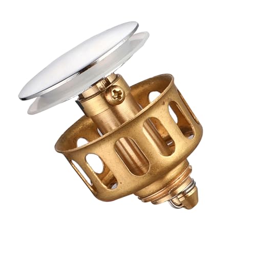 Colador para desagüe de fregadero de cobre miniatura 3