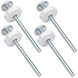 Baby Gates - Varillas de husillo para puertas de mascotas de 8 mm (M8),kit de tornillos roscados