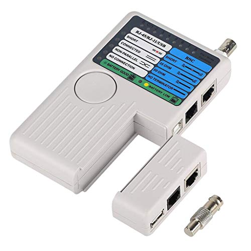 Gazechimp 4 Em 1 Testador De Cabo De Rede Rj45 / Rj11 / Usb/Bnc Lan