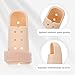 PartyKindom 6pcs Finger Straightener Aluminum Finger Splint Corrector for Deformities Sprain Relief Thumb Guard