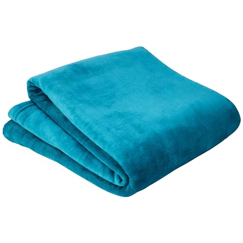 Olivia Rocco Flannel Fleece Throw Blanket Super Soft Warm Fluffy for Bed Sofa Couch Chair Lightweight and Cozy Solid Design
