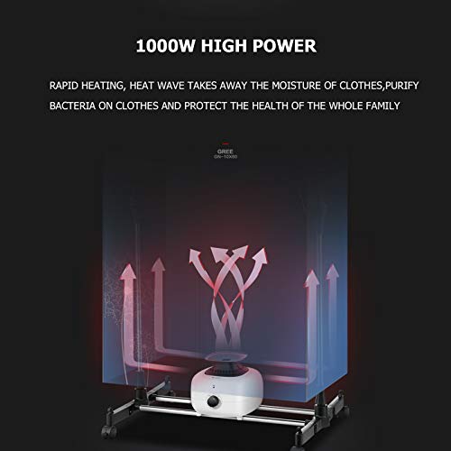 Home Doek Droger Vouwen 2-Layer 1000 W Elektrische Wasserij Droogrek 410L Capaciteit Best Energiebesparing Snel Drogen… - Image 4