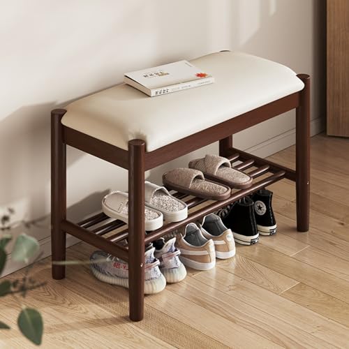 Étagère à chaussures et banc de rangement pour le salon - 3