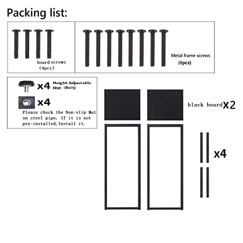 Weenine 37" Tall Metal Plant Stand, 2 Tier Plant Tables Modern Square Corner Flower Plant Display Pedestal Stands Holder For Indoor Outdoor (37"-Black) #TOP4