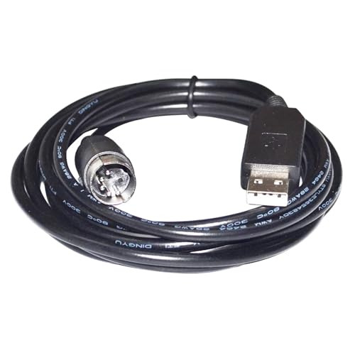 USB to DIN 5-PIN MALE RS232 SERIAL PROGRAMMING COMMUNICATION CABLE(5m)