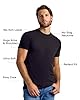 True Classic Men's T-Shirt – Short Sleeve Crew Neck T-Shirts for Men UK, Cotton Blend Men's T-Shirts, Novelty Tshirts Men UK, Pack of 2, Black, XXL #2