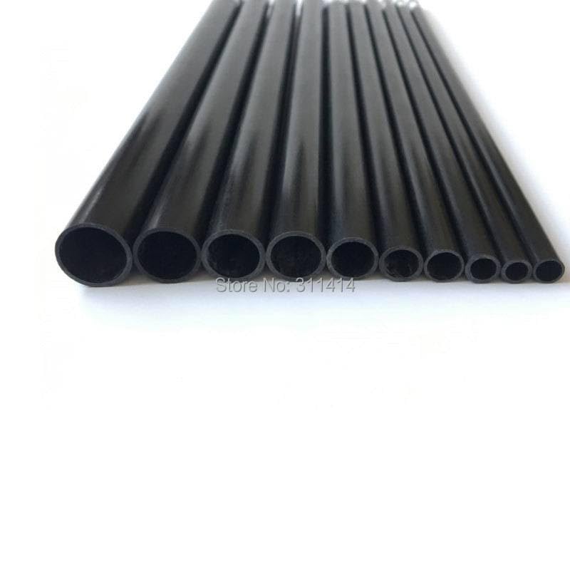 Rurka z włókna węglowego 2 mm/2,5 mm/3 mm/4 mm/5 mm/6 mm pusta do modelu latawca, samolotu zdalnie sterowanego, quadrocoptera DIY(8mmX4mm)