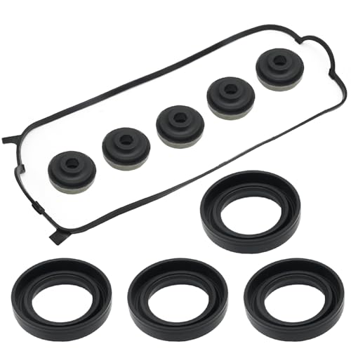 Image of 12030-P0A-000 Engine Valve Cover Gasket Set Replacement for Honda Accord EX 2.2L F22B1 1994 1995 1996 1997 Replaces 12342-P8A-A00 12030P0A000