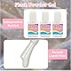 DULZEN 3 Stück Glitzer Tattoo Kleber Hautkleber für Glitzertattoos Hautkleber Glitter Glue Pinselflasche Wasserlöslich Glittertattoo Kleber für Halloween Karneval Motto Party Kostüm Events (24ml)