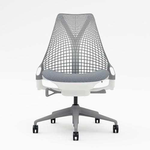 ***イルルル*** 発送変更 セイルチェア Amazon | Herman Miller セイルチェア ホワイト×フォグ 座面/バイユー