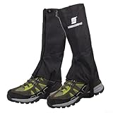Essential Hiking Gear - Cubreleggings ajustables e impermeables que ofrecen protección contra senderos nevados al aire libre (L)