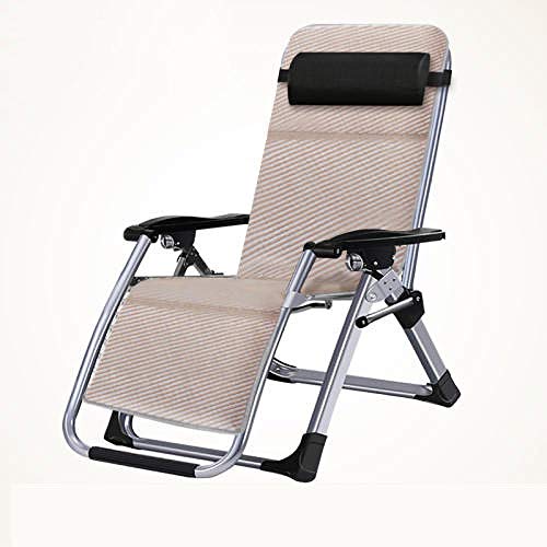 Chaise longue confortable pour soulager le dos sur le patio ou balcon