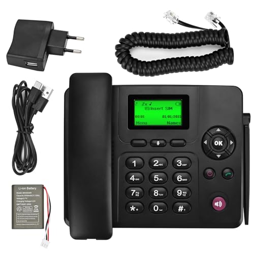 Lychee 2, 3, 4G Festnetz-Schnurlostelefon – Dual-SIM, mehrsprachig (einschließlich Deutsch), großes Display mit Hintergrundbeleuchtung, Tischtelefon für den Einsatz im Büro/Hotel/zu Hause Lychee 2, 3, 4G Festnetz-Schnurlostelefon – Dual-SIM, mehrsprachig (einschließlich Deutsch), großes Display mit Hintergrundbeleuchtung, Tischtelefon für den Einsatz im Büro/Hotel/zu Hause