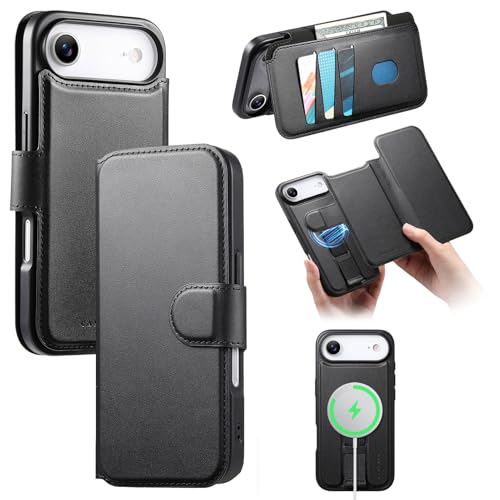 For 2025fiPhone Air/iPhone 17AirP[X蒠^RFIDubLO CX[dΉ 2 in 1 O\U[ J[h[ X^h@\X}zP[XyMYHzACzGA lC y ֗ h