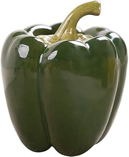 ZBBN Barattolo da tè in Ceramica Barattoli di conservazione Barattoli di tè Barattoli Barattolo in Ceramica Barattolo di conservazione degli Alimenti Forma di peperone Barattoli di tè sfusi Mini