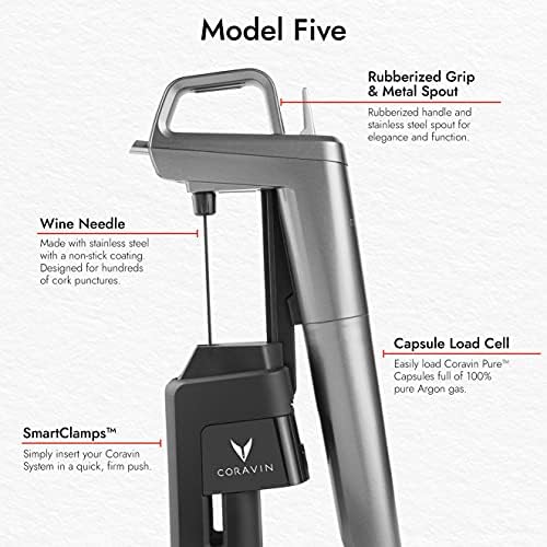 Coravin Model Five Advanced Wine Preservation System Bottle Opener