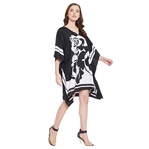 Oussum African Dashiki Caftan Tunic Tops Kimono Dress Summer Evening Plus Size Kaftan Cover-Up for Women3
