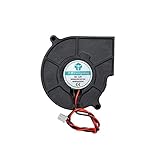 ✔Nennstrom: 0,15 A ± 10% Liancany 3D Drucker Lüfter 5015 50x50x15mm Radialventilator 5V 12V 24V 2-Pin Brushless Kühler Lüfter