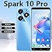 SmlPrz Spark10Pro Cheap Mobile Phone,5.0 inch HD Screen, 3000mAh Battery, 16GB ROM（Expandable up to 128GB） Android 9.0 Dual SIM, Support WiFi/Bluetooth/Face ID 3G Phone (White)