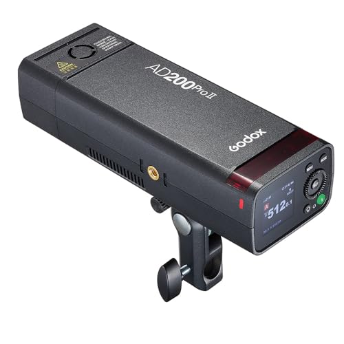 Godox AD200 Pro II Flash Strobe Ficha técnica - 2.4G HSS y sincronización de un solo toque
- Compatible con X3
- Potencia ajustable de 1/512 a 1/1
- Luz de modelado LED bicolor
- Tiempo de reciclaje de 0.01 a 1.8s
- Batería de larga duración - Fernando Cortés Godox AD200 Pro II Flash Strobe Ficha técnica - 2.4G HSS y sincronización de un solo toque
- Compatible con X3
- Potencia ajustable de 1/512 a 1/1
- Luz de modelado LED bicolor
- Tiempo de reciclaje de 0.01 a 1.8s
- Batería de larga duración - Fernando Cortés