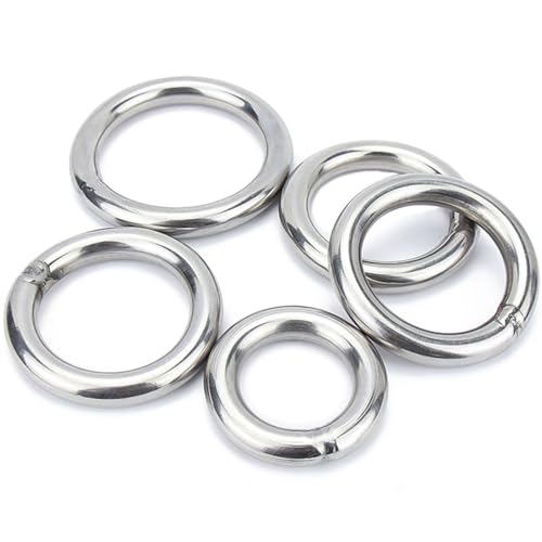 Joint torique acier inoxydable de 8mm pour fixation de hamac