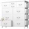 YaFiti 10 Drawer Dresser, Chest of ...