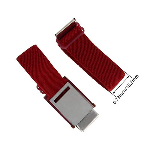 Image of Othmro 2Pcs PWH Cordless Anti Static ESD Wrist Strap Wireless Antistatic Wristband Flexible Woven Wrist Strap Discharge Band for Electronic Maintenance Dust-Free Workshop Red