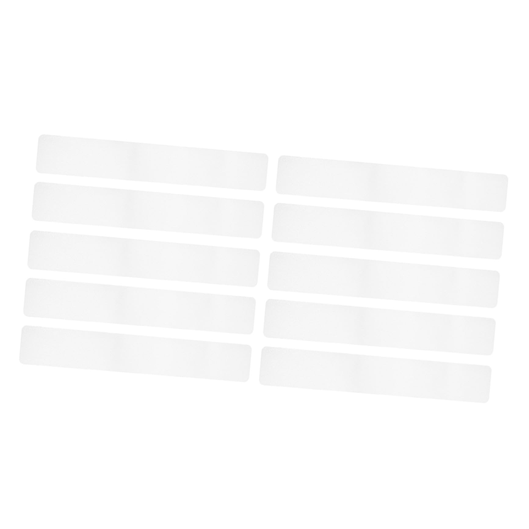 ARTIBETTER Tiras Antideslizantes para Escaleras y Suelo, Pegatinas Transparentes de Peva 15x61 Cm 10 Piezas, Cinta de Seguridad para Ducha y Bañera, Antideslizante para Suelos Lisos