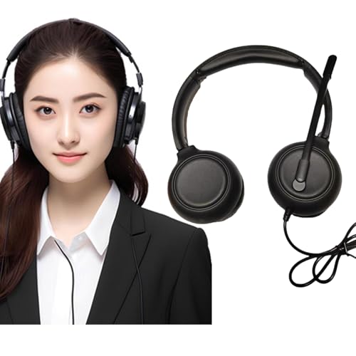 Auriculares USB computadora Nucelit procesamiento sonido digital almohadillas piel 2