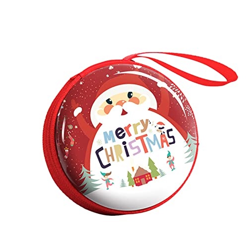 Oce180anYLVUK Münzen Aufbewahrung sbox Weihnachts behälter Behälter Reise Aufbewahrung dosen Reiß verschluss Design Cover