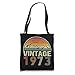 Classic 50th Birthday Gift Idea Vintage 1973 Tote Bag